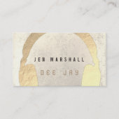 DJフェイク金ゴールド 名刺 (正面)