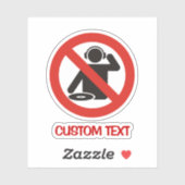 DJフリーゾーン シール (シート)