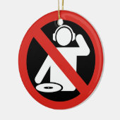 DJフリーゾーン セラミックオーナメント (左)