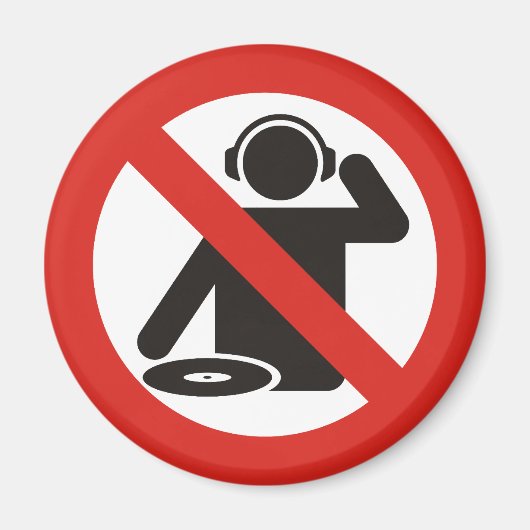 DJフリーゾーン マグネット (正面)