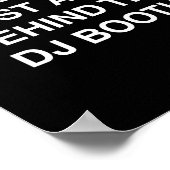DJブースの裏側 楽しいテクノEDMフェスティバルミーム ポスター (角)