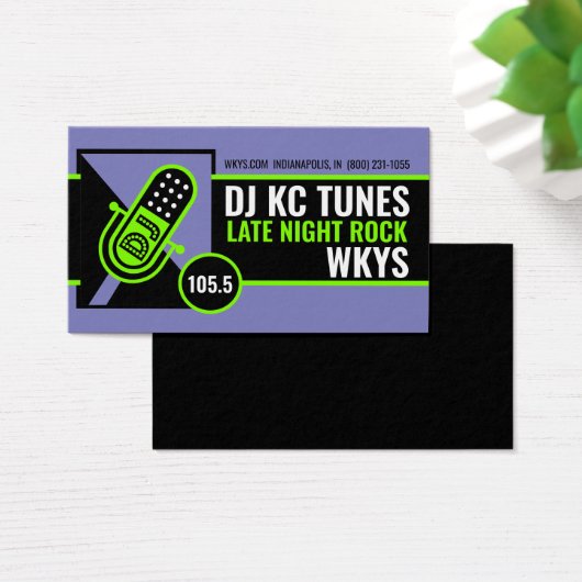 DJプロファイルカード (デスク)