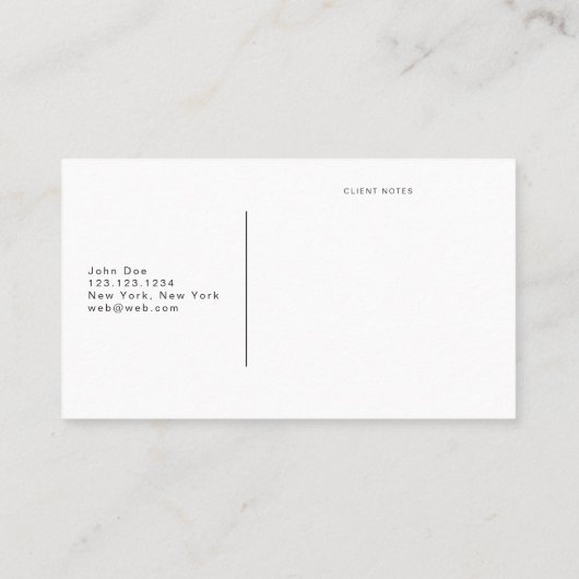 DJプロフェッショナル用名刺カスタム 名刺 (裏面)