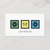 DJプロフェッショナル用名刺カスタム 名刺 (正面)