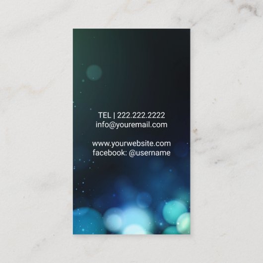 DJプロフェッショナル 名刺 (裏面)