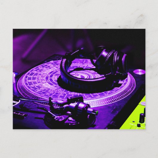 DJヘッドフォン3 ポストカード (正面)
