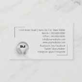 DJホワイト 名刺 (裏面)