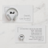 DJホワイト 名刺 (正面/裏面)