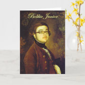 DJボビージュニア カード (黄色い花)