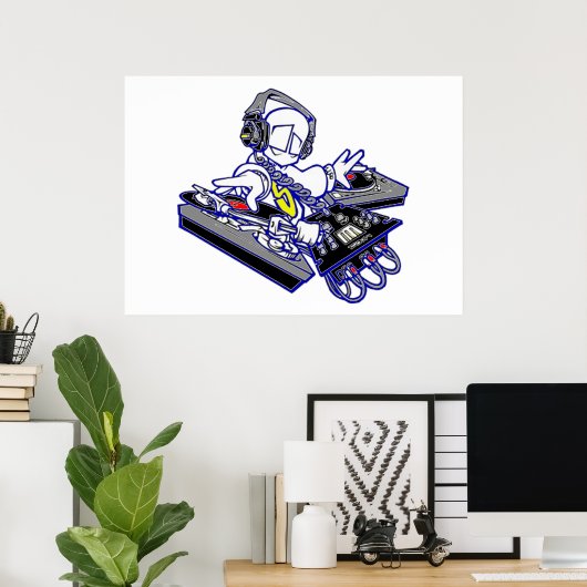 DJポスター ポスター (ホームオフィス)