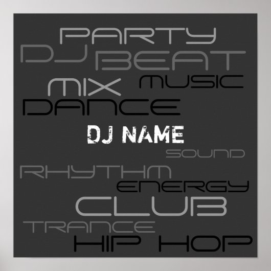 DJポスター ポスター (正面)