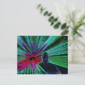 DJポストカードのレーザー ポストカード (スタンド正面)