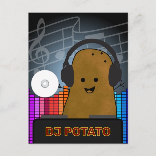 DJポテト カスタム ポストカード (正面)