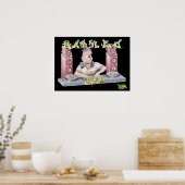 DJマークe gグラフィティ漫画プリント/ポスター ポスター (キッチン)