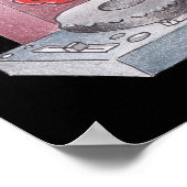 DJマークe gグラフィティ漫画プリント/ポスター ポスター (角)