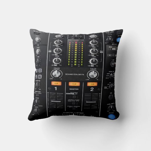 djミキサー枕 クッション (裏面)