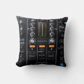 djミキサー枕 クッション (正面)