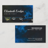 DJミックスの夜景パーティーエンターテイメント 名刺 (正面/裏面)