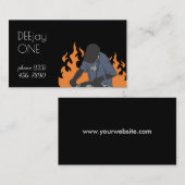 DJミュージシャン名刺 名刺 (正面/裏面)