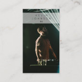 DJミュージシャンDeejay写真ソーシャルメディア 名刺 (正面)