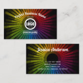 DJミュージッカラフルクアーティスト音波クリエイティブ 名刺 (正面/裏面)