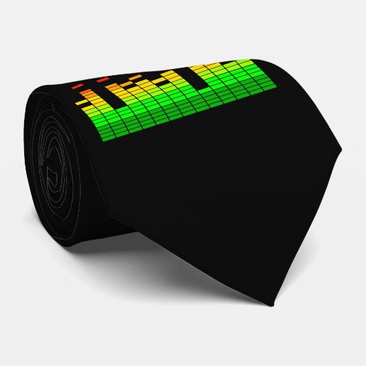 DJミュージックのビートからのイコライザーVibes ネクタイ (ロール)