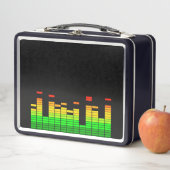 DJミュージックのビートからのイコライザーVibes メタルランチボックス (インサイチュ)