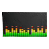 DJミュージックのビートからのイコライザーVibes 枕カバー (裏面-右)