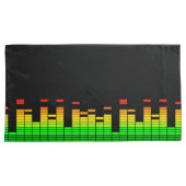 DJミュージックのビートからのイコライザーVibes 枕カバー (正面右)