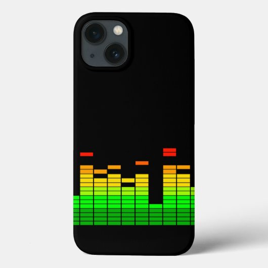 DJミュージックのビートからのイコライザーVibes Case-Mate iPhoneケース (裏面)