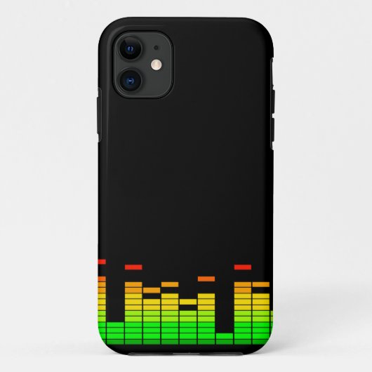DJミュージックのビートからのイコライザーVibes Case-Mate iPhoneケース (裏面)