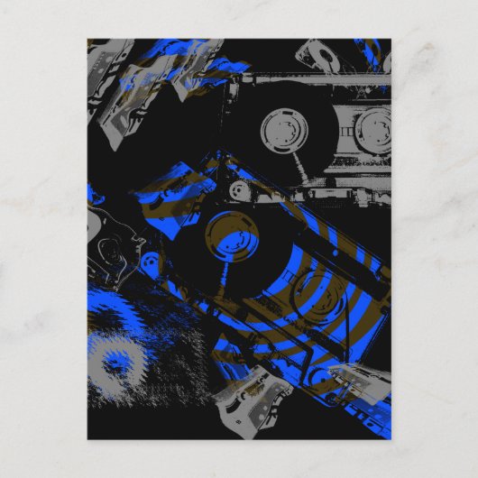 DJミュージックカセット ポストカード (正面)