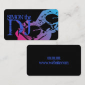 DJミュージッククラブエンターテイメント名書 名刺 (正面/裏面)