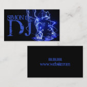 DJミュージッククラブエンターテイメント名書 名刺 (正面/裏面)