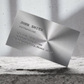 DJミュージッククールスフェイクレス鋼メタル 名刺