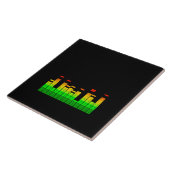 DJミュージックデコーラのビートからイコライザビブ タイル (側面)