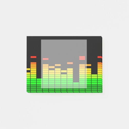 DJミュージックデコーラのビートからイコライザビブ ポストイット (正面)