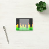 DJミュージックデコーラのビートからイコライザビブ ポストイット (オフィス)