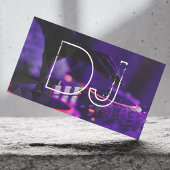 DJミュージックパーティーイベントターンテーブル モダン 名刺