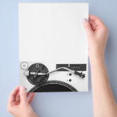 DJミュージックパーティーフライヤー チラシ (手)