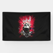 DJミュージックラバーミュージックプレーヤーサウンド 横断幕 (横)