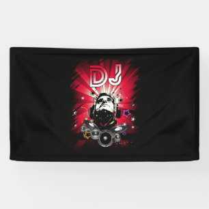 DJミュージックラバーミュージックプレーヤーサウンド 横断幕