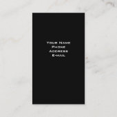 DJミュージック名刺 名刺 (裏面)