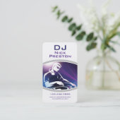 DJミュージック 名刺 (スタンド正面)