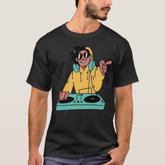 Djミュージック Tシャツ (正面)