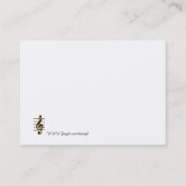 DJミュージックGクレフ、 音符記号名刺 名刺 (裏面)