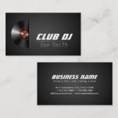 DJモダンターンテーブルスタイリッシュVinyl Recoder Mixer 名刺 (正面/裏面)