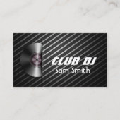 DJモダンターンテーブルスタイリッシュVinyl Recoder Mixer 名刺 (正面)