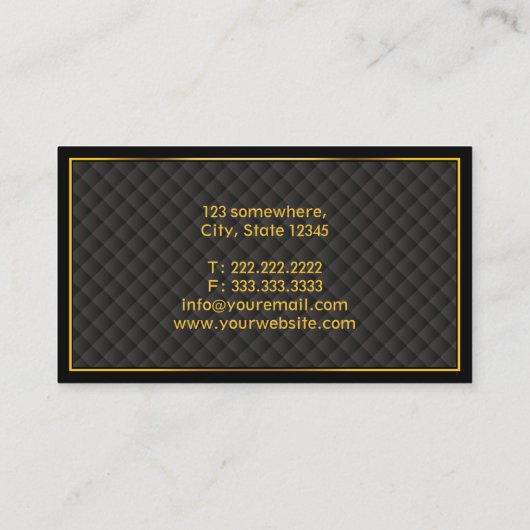 DJモダン金ゴールド 名刺 (裏面)