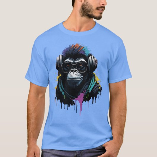 DJモンキー Tシャツ (正面)